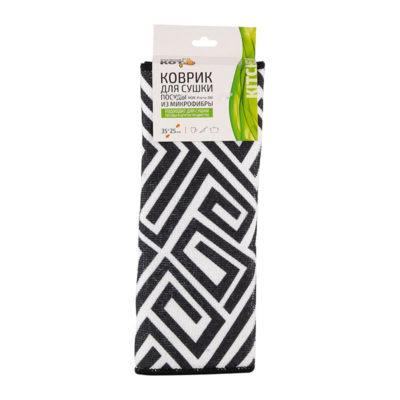 Коврик для сушки посуды 35*25 см микрофибра