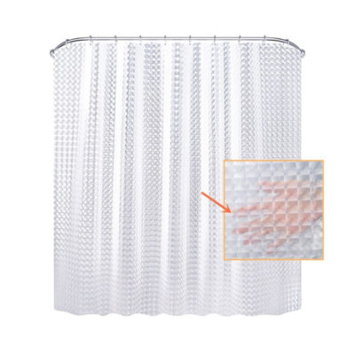 Штора для ванной комнаты 3D Peva/полиэтилен 180*200 мм в ассортименте