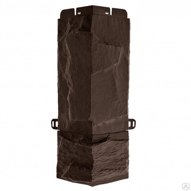 Угол наружный Альта-Профиль Гранит ЭКО коричневый (0