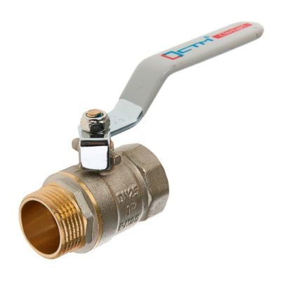 КРАН ШАРОВЫЙ ЛАТУННЫЙ 1" Г/Ш PN40 РУЧКА РЫЧАГ