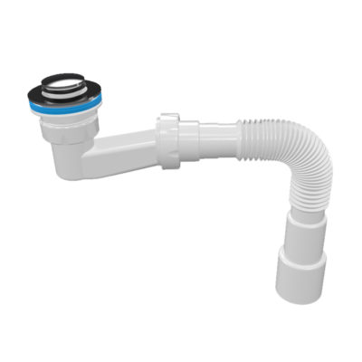 PCC165-0 Сифон для душевого поддона 1 1/2"*40/50 с мех-ом клик-клак