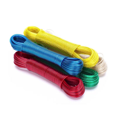 Веревка в цветной оплетке 15 м