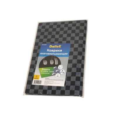 АВТО КОВРИК влаговпитывающий 50*38см 2шт