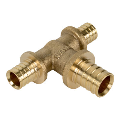 Тройник 20*16*20 перех. аксиальный для сшит.полипропилена латунь