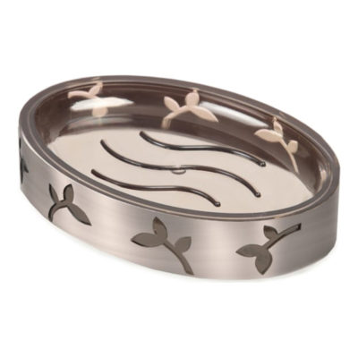 414-04 Мыльница  Silver Leaf