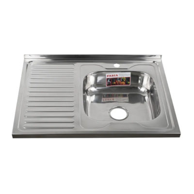 Мойка накладная Fabia 60*60 лев