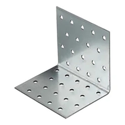 Угол крепежный равносторонний оцинк. 80*80*80