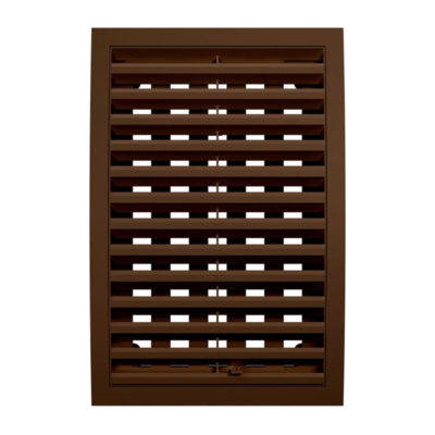 Решетка наружная регулируемая 2030РРПН коричн