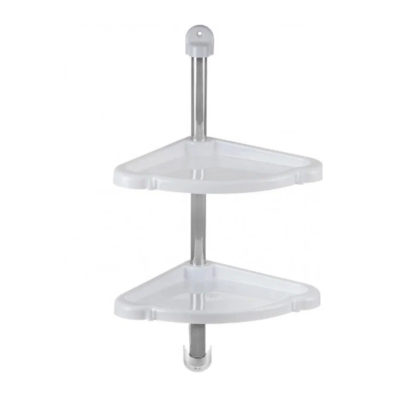 Этажерка угловая Элансия снежно-белая