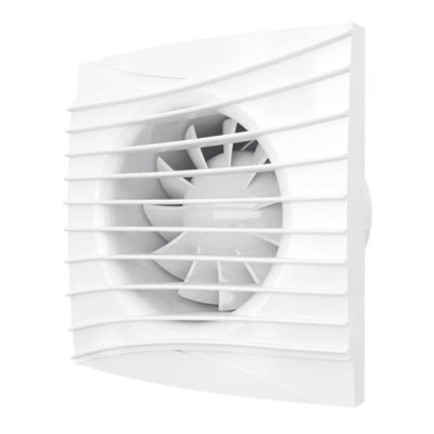 ВЕНТИЛЯТОР ОСЕВОЙ ВЫТЯЖНОЙ С ОБР. КЛАП. Д=100 SILENT DICITI ЧЕРН.МАТ.