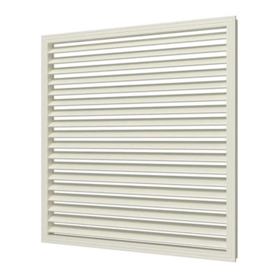 РЕШЕТКА ВЕНТ. 600*600 ПЛАСТ. СЛОН. КОСТЬ ЭРА