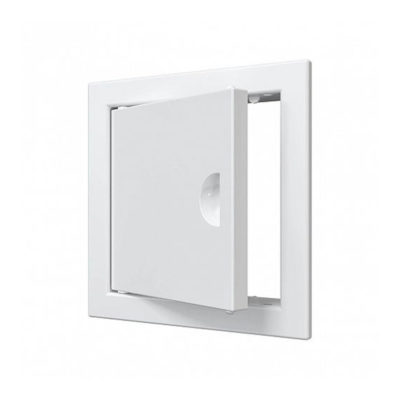 Л1010Р Люк-дверца ревизионная с ручкой 122*122 с фланцем 98*98