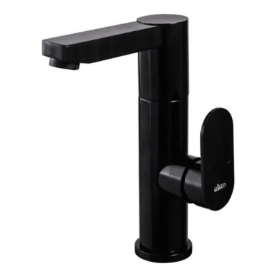 Е1083-8 Смеситель д/раковины черный