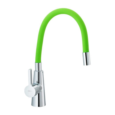 Е4205-Е52 Смеситель д/кухни гибкий излив с гайкой