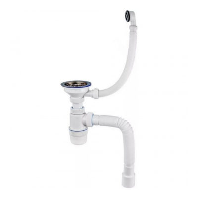 Сифон "Элит" с нерж. чашкой д.112