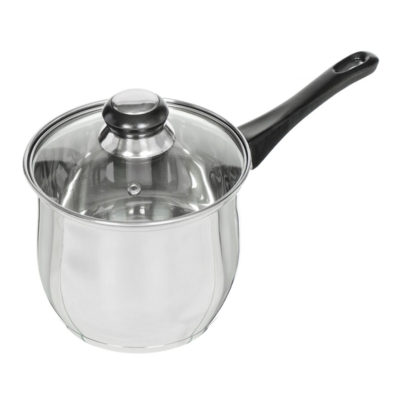 Ковш нерж. 2 л стекл.крышка бакелит.ручки