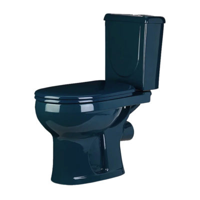 Унитаз-компакт "Ирида" зеленый (гориз.ниж. сид. арм.