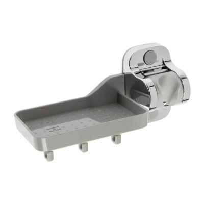 Держатель настенный д/лейки с мыльницей (поворот. пласт.) A377 ACCOONA