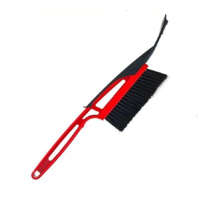 Щетка автомобильная мини со скребком