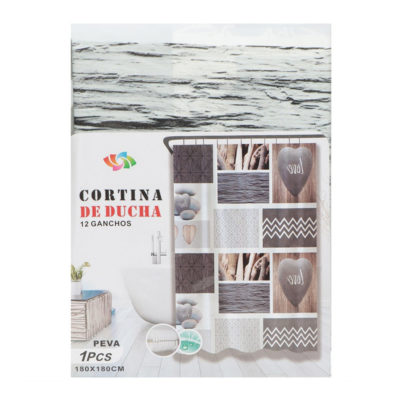 Штора для ванной 180*180см Влюбленность