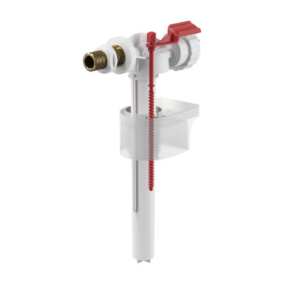 Впускной механизм с боковой подводкой и металлической резьбой (для керамических бачков) 3/8"