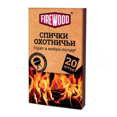 Спички Охотничьи 85мм/20шт