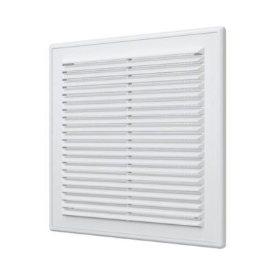 2525Р Решетка вентиляционная разъёмная с сеткой 249*249 белая