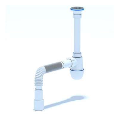 С1015 Сифон Ани 1 1/4*40 с гибкой трубой 40*40/50