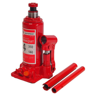 Домкрат 4 т. бутылочный гидравлический 180-350 мм