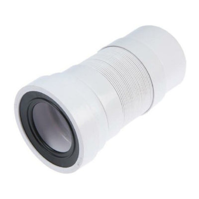 Труба фановая раздв.гофр. выход гладкий Элитная Серия 250-570мм