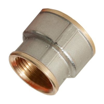 Муфта латунь люкс перех 1 1/2х1 1/4