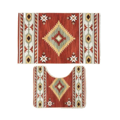 Набор ковриков д/ванной и туалета (2 шт) 50*80