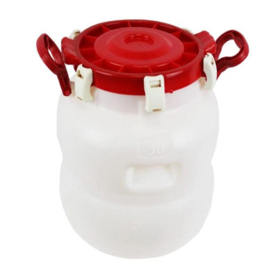 Бочка пластик. 30 л пищ. с герметич шир.горлом