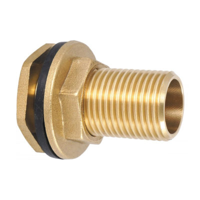 Врезка для резервуара с контргайкой 3/4" НР