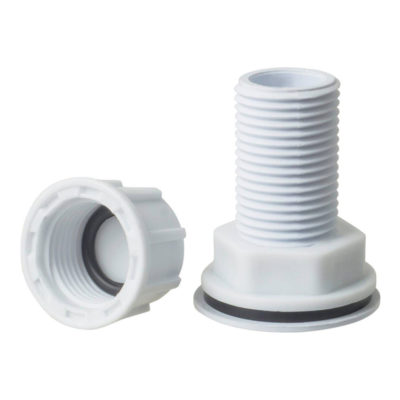 Врезка в бак 1/2" с прокладкой пластик