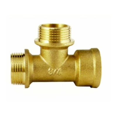 Тройник 3/4 ш-г-ш латунь