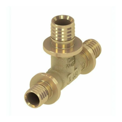 Тройник аксиальный (латунь) 20*20*20 TECE