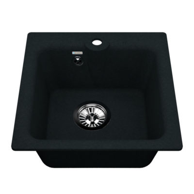 VG201 Мойка Vigro (410х410х180) обсидиан