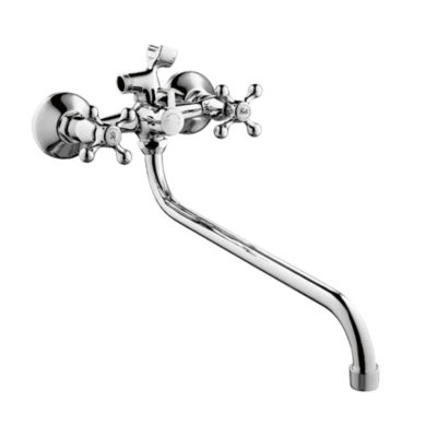 LIBRA CHROME-1 Смеситель д/ванны (длин.излив