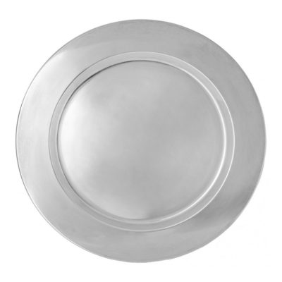 Поднос круглый 35см нерж. сталь