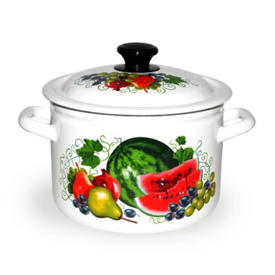 Кастрюля цилиндрическая борт. 2л