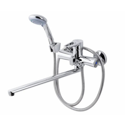 FZs240-B100 Смеситель д/ванной длин.нос однорукий FAUZT