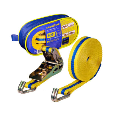 Ремень стяжной 5 м с храповым механизмом 600 кг Goodyear