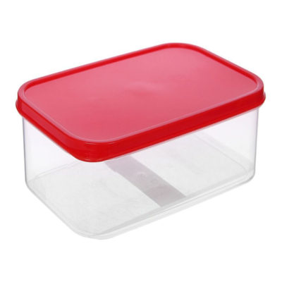 Контейнер пищевой пластик 1 л прямоуг