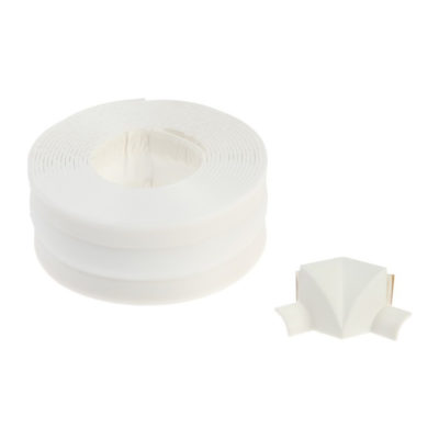 Лента бордюрная самокл. белая 38 мм*3