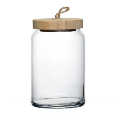Банка д/сыпучих продуктов стекло с крышкой 1