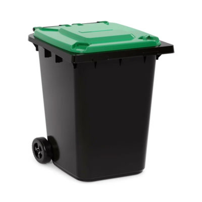 Бак для мусора 240л пластик с крышкой