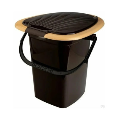 Ведро-туалет шоколадный