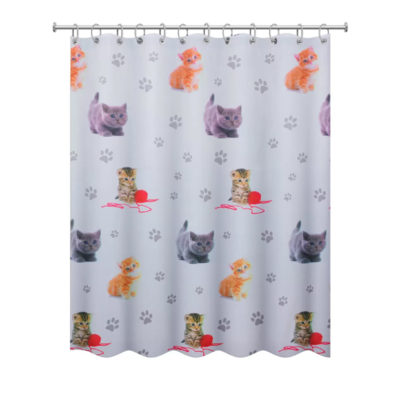 Штора для ванн КОТЯТА 180*180 см