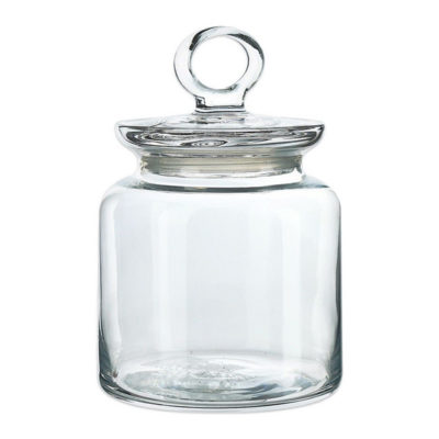 Банка д/сыпучих продуктов стекло с крышкой 1 л